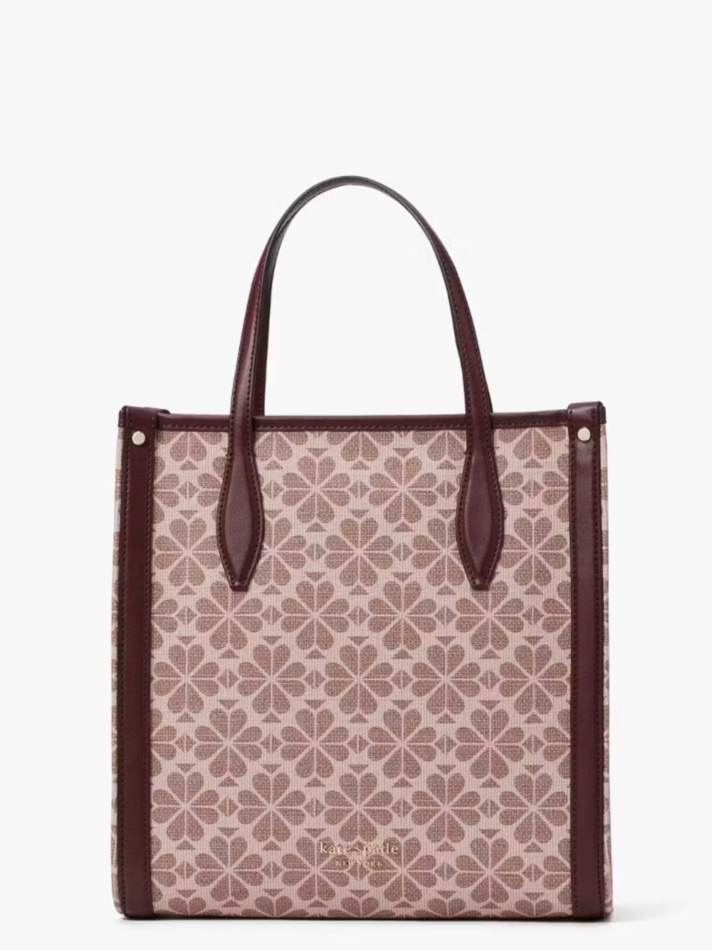 NWT Kate Spade spade flower coated canvas north south tote